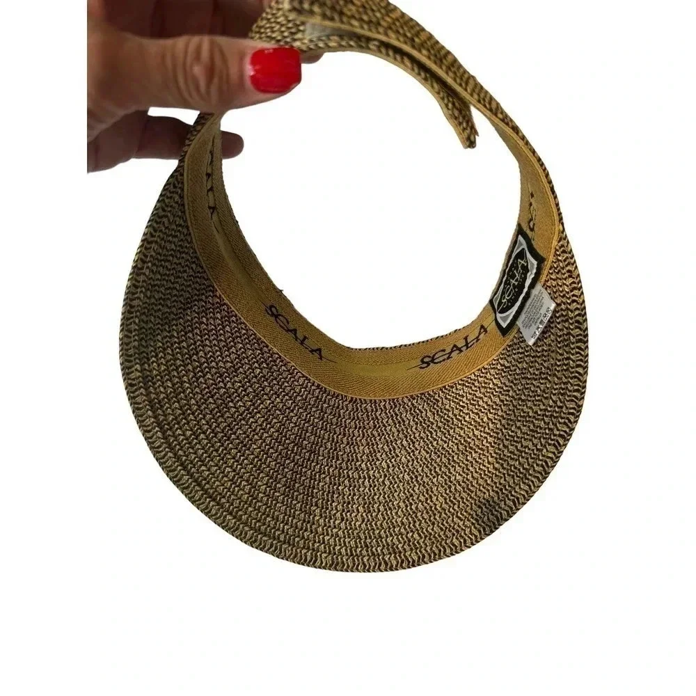 Scala Women's Kara Sewn Braid‎ Visor